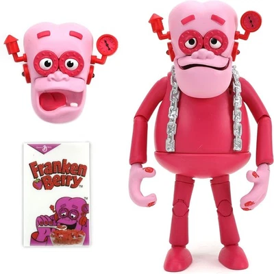 Figura de acción de plástico Jada Toys General Mills "Franken Berry" 6" ~ rosa Foto 1 de 4