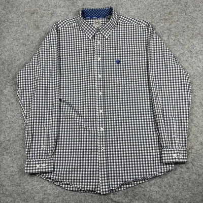 Camisa vaquera occidental Cinch con botones para hombre XL azul a cuadros manga larga Foto 1 de 4