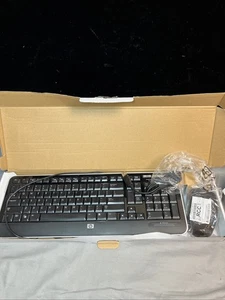 HP - KU-0841 - Multimedia USB Keyboard Black With Mouse - Picture 1 of 7