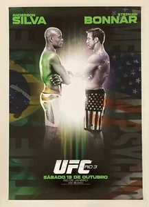UFC 153 Limited Edition Event Poster, Anderson Silva, Stephan Bonnar, MMA - Picture 1 of 2