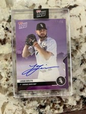 2020 TOPPS NOW ROAD OPENING DAY RTOD AUTO CARD /25 WHITE SOX LUCAS GIOLITO