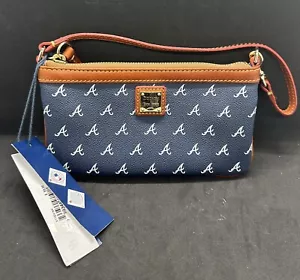 Atlanta Braves MLB Dooney & Bourke Wristlet NWT - Picture 1 of 1