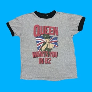 Camisa De Colección Queen Band Gira Años 80 Puntada Única Concierto Rock Camiseta Freddie Mercury - Imagen 1 de 15