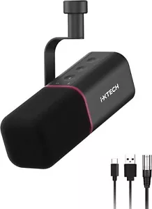 Micrófono dinámico cardioide IXTECH con cubierta de micrófono, micrófono vocal USB XLR - Imagen 1 de 13