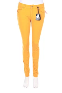 TWINSET SIMONA BARBIERI Pantaloni Elasticizzati W29 Zafferano NUOVI - Foto 1 di 6
