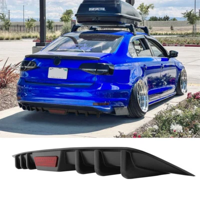 Kit de carrocería de alerón divisor de labios difusor trasero para VW JETTA MK6 MK6.5 MK7 Foto 1 de 4