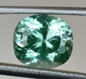 Flawless Natural Teal Sapphire 4.35 Ct CERTIFIED Cushion Loose Gemstone - Picture 1 of 6