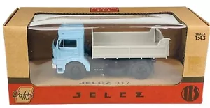 Camión Clásico Polonia Jelcz Color Azul Diecast Modelo Coche En Caja 14cm 1:43 NUEVO - Imagen 1 de 5
