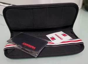 CARRERA EYEWEAR PORSCHE DESIGN Soft Sunglass Case W/ Credit Card SLOTS+CLOTH - Picture 1 of 6