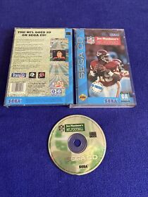 Joe Montana's NFL Football (Sega CD, 1993) CIB Complete - Tested - Case Damage