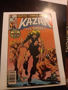 Cómics de Marvel de Ka-zar The Savage #1 1981 - Imagen 1 de 6