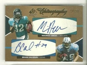 2006 SP Authentic Chirography Duals #DC Maurice Drew/Brian Calhoun 14/50 (re1416 - Picture 1 of 1