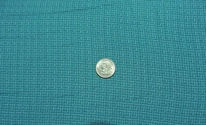 100% Cotton Andover Blue and Green "Woven" Looking Design - By the Yard - Picture 1 of 2