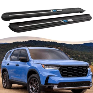 2Pcs Running Board Side Step Pedals Nerf Bar Fits for Honda Pilot 2023 2024 2025 - Picture 1 of 9