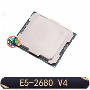 E5 2680V4 CPU, 4 CPU 2.40Ghz 14-Core 35M 14NM E5-2680 V4 FCLGA2011-3 TPD 120W - Picture 1 of 1