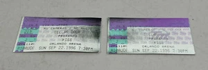 KISS 1996 Ticket Stubs September 22 Orlando Arena Seats 5 & 6 Heavy Metal Rock - Picture 1 of 6