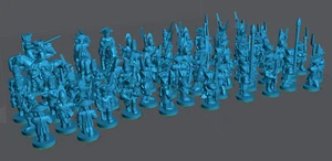 48x 15 mm/1:100 Cuerpo de Infantería de Observación de la YM Rusa (Turner Minis) - Imagen 1 de 1