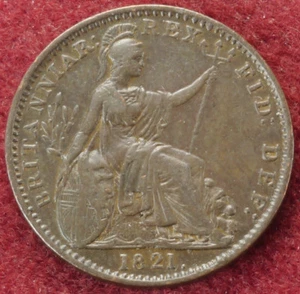 GB Farthing 1821 (E2008) - Picture 1 of 2