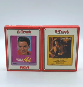 1961 Elvis Presley Something For Everybody + Tom Jones Country 1982 8-Track - Picture 1 of 7