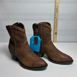 Lane Everyday Emma Bootie Burnt Caramel Damen 11 Neu im Karton Leder Westernstiefel - Bild 1 von 12
