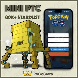 Pokémon PTC GO - Shiny Stakataka - 80K Stardust✨Read Description✨ - Afbeelding 1 van 1