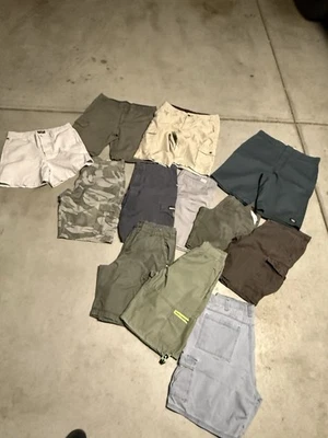 Paquete de Pantalones Cortos Wrangler Para Hombre De Colección Y2K Carpintero Sueltos Patinador Tallas 30-31 Foto 1 de 4