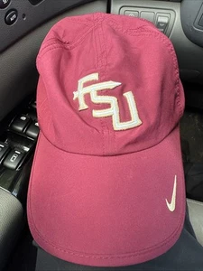 Gorra Nike FSU Florida State Seminoles Featherlight para hombre Dri Fit rendimiento - Imagen 1 de 5