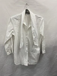 Lecomte White Long Sleeved Shirt Size Large - Picture 1 of 4