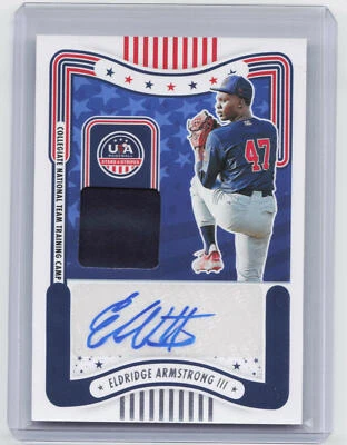2024 Panini Stars & Stripes #SM-EA Eldridge Armstrong III Jersey Auto - Image 1 of 2
