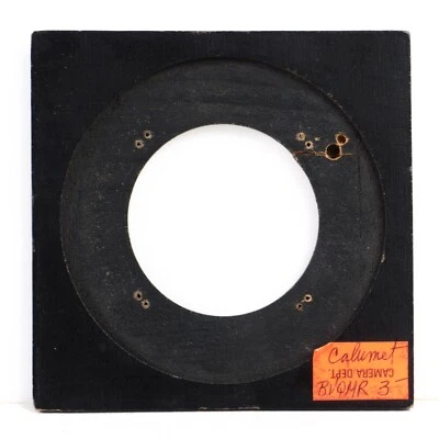 • Calumet Wood Lens Board Seiko-1 53mm Opening - Image 1 of 2