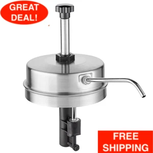3.5 Quart Warmer Pump Assembly Replacement Ergonomic Handle Dispenser Hot Fudge - Picture 1 of 12