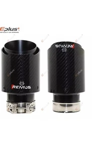 BLACK WIDOW BLACK STEEL BLUE TIP EXHAUST SILENCER END CAN 200MM SLIP ON BL20R - Picture 1 of 6