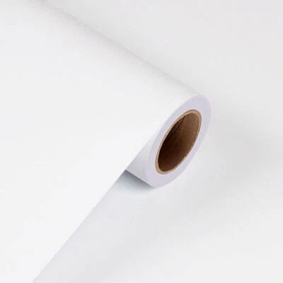 3M Matte White Vinyl Film Wrap Back Sticky Kitchen Cupboard Door Sticker - image 1 of 4