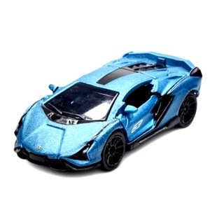 Toy Model Car Majorette Lamborghini Metal Lamborghini Sian FKP 37 No.63 Blue No - Picture 1 of 6