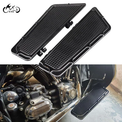 Clavija de pie de piso estirada para conductor delantero para Harley Touring Electra Glide FLHT Foto 1 de 4