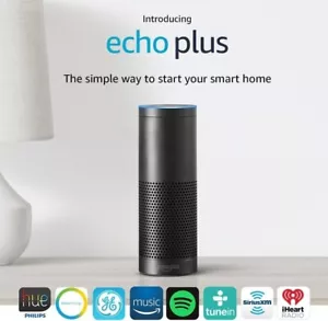Amazon Echo Plus 1st Generation with built-in Zigbee Hub for home automation BLK - Picture 1 of 5