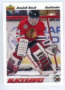 1991-92 Upper Deck DOMINIK HASEK Rookie Card #335 Centered! - Picture 1 of 2