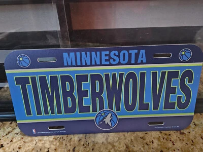 MINNESOTA TIMBERWOLVES NBA BASKETBALL CAR AUTO LICENSE PLATE NEW - Image 1 of 2