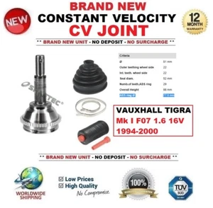 PARA VAUXHALL TIGRA MK I F07 1.6 16V 1994-2000 NUEVO KIT DE JUNTA CV VELOCIDAD CONSTANTE - Imagen 1 de 1