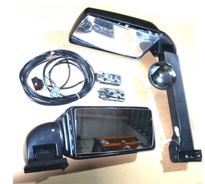 Juego completo de espejos exteriores izquierda, derecha colgante para autobús y autocaravana - Imagen 1 de 3