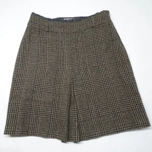 Ann Taylor Size 12 Lined Tweed Belt Hoops Skirt Side Zipper - Picture 1 of 9