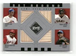 2002 UPPER DECK DIAMOND CONNECTION ALOU LOFTON ANDERSON EVERETT #BA-AKAE - Picture 1 of 2