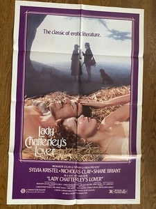 Lady Chatterly s Lover Original Movie Poster (1982) Sylvia Kristel 27x41 Folded - Picture 1 of 1