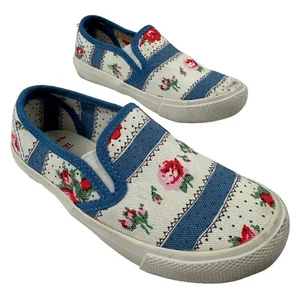 Zapatos de lona sin cordones Cath Kidston Cath niños niñas EE. UU. 7 Reino Unido 1,5 - Imagen 1 de 10