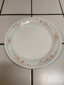 Vintage Lot of 6 Corelle by Corning PEACH GARLAND 10.25” Dinner Plates In GUC - Picture 1 of 4
