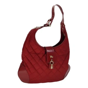Borsa a tracolla BURBERRY nylon rosso originale 111357 - Foto 1 di 20
