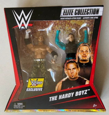 WWE Mattel Elite Exclusive Flashback Hardy Boyz Wrestling Figures Matt Jeff WWF - Image 1 of 4