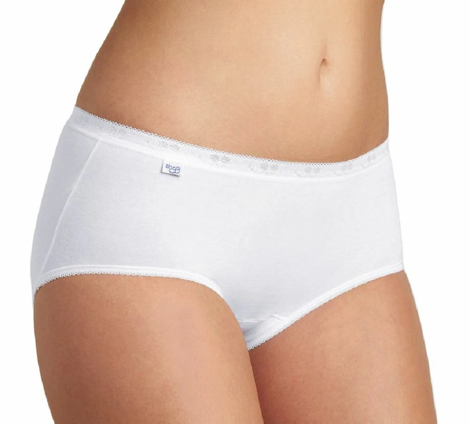 De Algodón Braga Media Negro, Blanco O Piel Sloggi Básico+ - Imagen 1 de 1