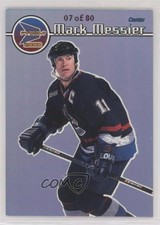1999-00 Pacific Prism Holographic Blue /80 Mark Messier #141 HOF