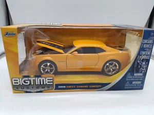 2006 Chevy Camaro Concept yellow Bumblebee 1/24 1 24 JADA TOYS BIGTIME KUSTOM §§ - Foto 1 di 5